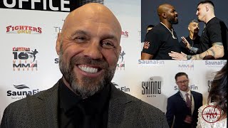 Randy Couture on Jon Jones vs Tom Aspinall “Tom has earned the right to that fight” [upl. by Yve919]