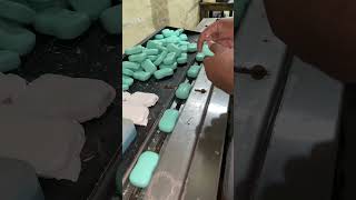 Soap 🧼 packing soap soapmachine foryou soapmanufacturingbusiness soapcarving soapart shorts [upl. by Cirdnek]