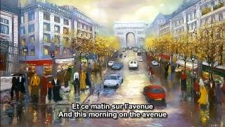 Les ChampsElysees  Joe Dassin  French and English subtitlesmp4 [upl. by Rubina]