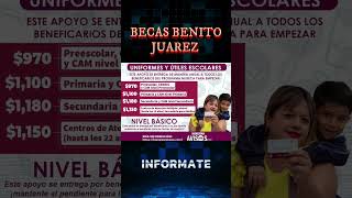 📌💣Apoyo de Útiles y Uniformes Escolares Ya hay fechas de pago y nuevos montos Mi Beca para Empezar🎓 [upl. by Eiffe580]