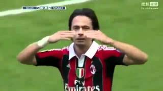 MilanNovara 21 Goal Pippo Inzaghi 13052012 HD [upl. by Brouwer]