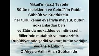 AZRAİL as ve MİKAİL as TESBİHİ [upl. by Ilahsiav]