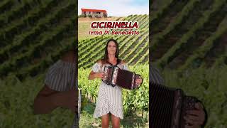 IRMA DI BENEDETTO suona CICIRINELLA Tarantella Abruzzese con lOrganetto Diatonic Button Accordion [upl. by Ahsatsan]