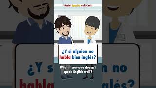 Learn Spanish Why do you think English is important for a career shorts [upl. by Etakyram]