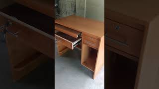 Office table Finish product Gmelina wood [upl. by Kingston335]