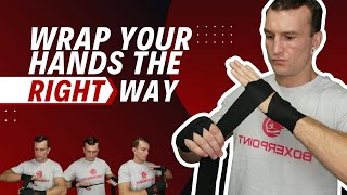 How To Wrap Your Hands For Boxing The BEST Way [upl. by Lucie]