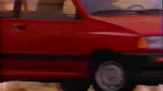 Ford Festiva TV commercial 1988 [upl. by Euqinor612]