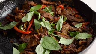 Whole30 Thai Basil Beef  The Defined Dish [upl. by Corrine770]