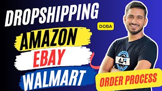 How to do Dropshipping on Amazon Walmart Ebay Processes Orders [upl. by Cohleen]