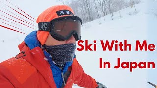 Skiing amp Eating In Niseko Japan  BFs SNOWY Hokkaido Ski Trip [upl. by Noynek]