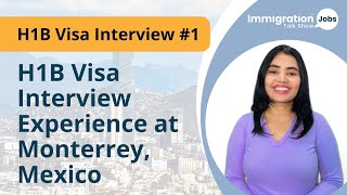 H1B Visa Renewal Stamping Experience in Monterrey Mexico  Episode 1  h1bvisa [upl. by Rannug]