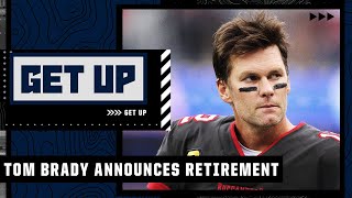 🚨 Tom Brady officially announces his retirement 🚨  Get Up [upl. by Yeruoc]