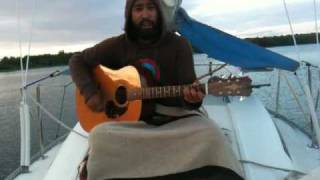 Nahko protests Leech Lake Pipeline by singing quotGreat Spiritquot to the sacred waters  81609 [upl. by Nnairet50]