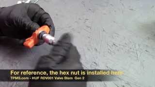 TPMScom  HUF RDV001 GEN 2 Valve Stem Install [upl. by Nivert]