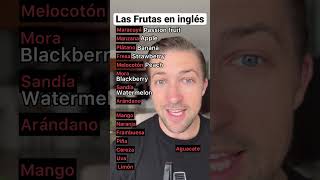 VOCABULARIO EN INGLÉS LOS NOMBRES DE LAS FRUTAS [upl. by Yentterb]