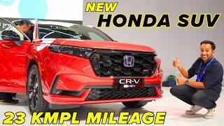 23kmpl  ADAS  Honda CRV 2023 Hyrbid SUV  Toyota Innova amp XUV700 Rival  Honda SUV 2023🔥 [upl. by Enois]