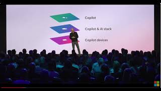 Microsofts Satya Nadella Says quotCopilotquot 61 Times During London Keynote And The Stock Moves Higher [upl. by Coffin]