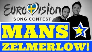 Handsome Eurovision winner Måns Zelmerlöw on Eurovision 2017 [upl. by Hudgens]