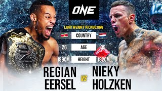 Regian Eersel vs Nieky Holzken  Full Fight Replay [upl. by Sera]