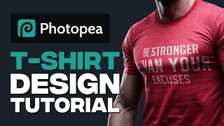 How To Design TShirts With Photopea 2024 Tutorial For Beginners [upl. by Leyameg256]