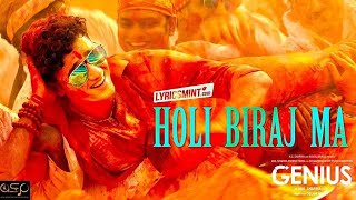 Holi Biraj ma song lyrics jubin notiyal song red maind19 [upl. by Heyes773]