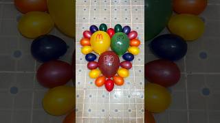 Creating Beautiful Heart From 3Big Balloons and 20 Mini Rainbow Balloons Pop Reverse ASMR Satisfying [upl. by Feetal947]