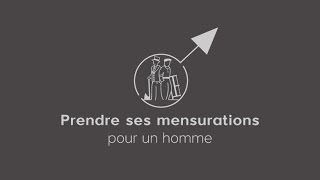 Comment prendre ses mensurations homme [upl. by Cilka]