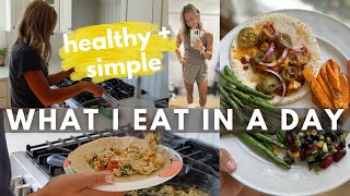 What I eat in a Day after losing 90lbs  Healthy Meal Ideas [upl. by Sidoeht]