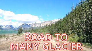 Road to Many Glacier  Glacier National Park [upl. by Sylvan]