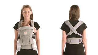 How Do I Crisscross Baby Carrier Straps  Omni 360  Ergobaby [upl. by Derna]