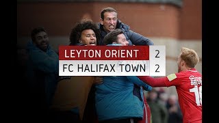 HIGHLIGHTS Leyton Orient 22 FC Halifax Town [upl. by Kampmann]