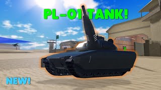 NEW PL01 Tank in WAR TYCOON [upl. by Tadeo]