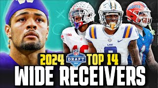 Ranking the Top 14 Wide Receivers In the 2024 NFL Draft [upl. by Tnert]