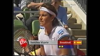 2001 Hamburg Last 16 SanchezVicario vs Chladkova [upl. by Kauslick454]