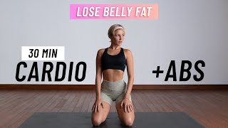 30 MIN CARDIO amp ABS Workout  Slim Your Waist amp Lose Belly Fat [upl. by Kus]