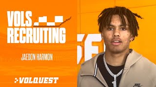 Tennessee commit Jaedon Harmon shuts down his recruitment after watching Tennessee beat Alabama [upl. by Yale692]