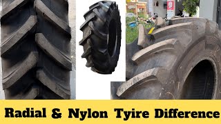 Radial VS Normal Tyre  radial vs nylon tyres [upl. by Llertal31]