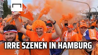 Der riesige Fanmarsch von Oranje 😍🇳🇱  EM 2024 [upl. by Annazus]