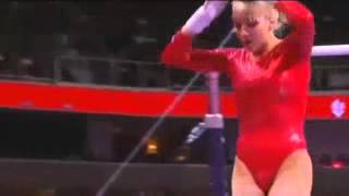 American gymnast Nastia Liukins faceplant [upl. by Trill47]