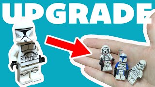 UPGRADE your LEGO Clones Troopers  Clone Army Customs Helmets [upl. by Reitrac104]