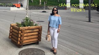 CRANS MONTANA SKI RESORT  SWITZERLAND travel vlog [upl. by Nnanaej]