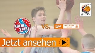 Rheinstars Köln schlagen die BasketAkademie RASTAUBC Münster in der JBBL [upl. by Daniala]