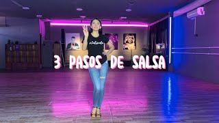 Clase de salsa  3 pasos básicos [upl. by Devehcoy871]