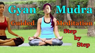 Gyan Mudra How to do Step by Step Chin Mudra Precaution 10 Benefits  Yoga Mudra for Meditation [upl. by Onifur]