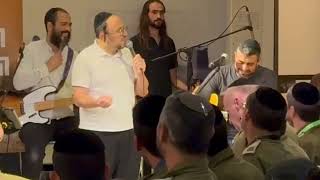 Lipa Schmeltzer amp Yishei Ribo Entertaining Israeli Soldiers [upl. by Liberati]