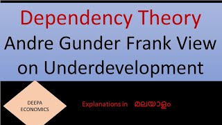 Andre Gunder Frank Theory of Underdevelopment  The Development of Underdevelopment  malayalam [upl. by Shepp]