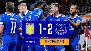 EXTENDED CARABAO CUP HIGHLIGHTS  Aston Villa 12 Everton [upl. by Virendra]