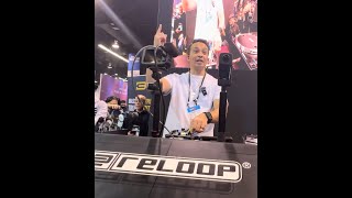 Laidback Luke at Reloop Booth NAMM 2024 [upl. by Novelc]