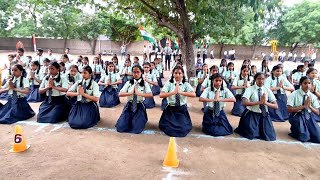 Chowka Kannada Movie song indipendenceday Nandi School bellary [upl. by Alyahs]