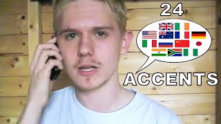 The English Language In 24 Accents [upl. by Resor]